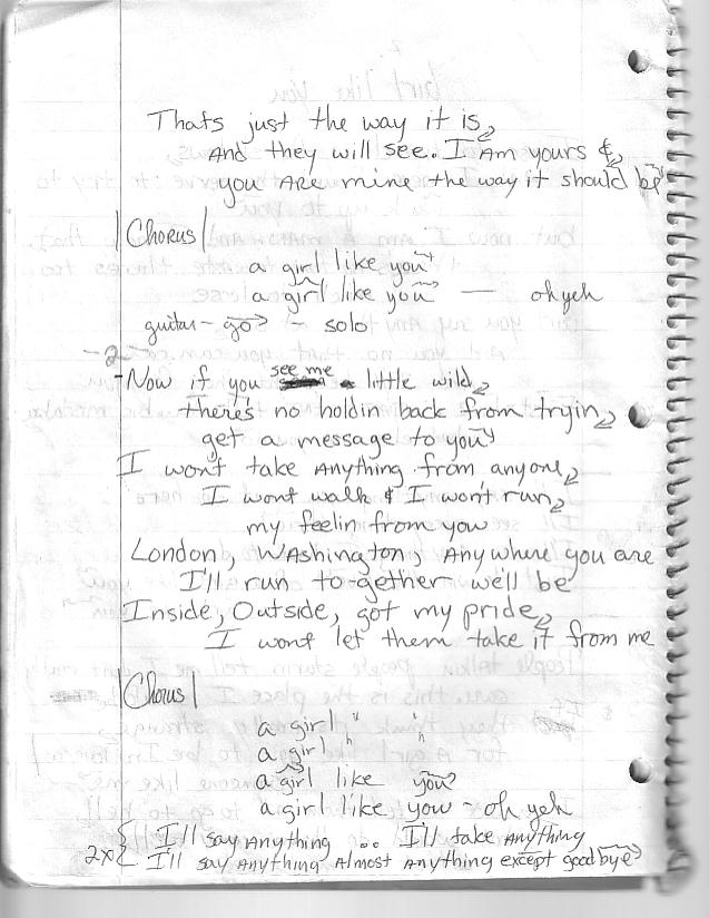 Scanned Lyrics